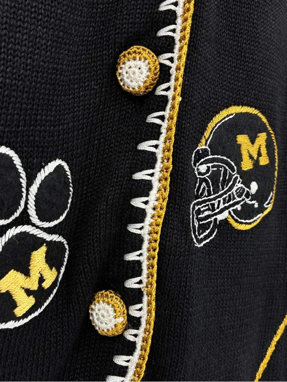 Missouri Tigers MU Vintage Womens Castles Sport Sweater Vest Embroidered Large - Picture 6 of 10